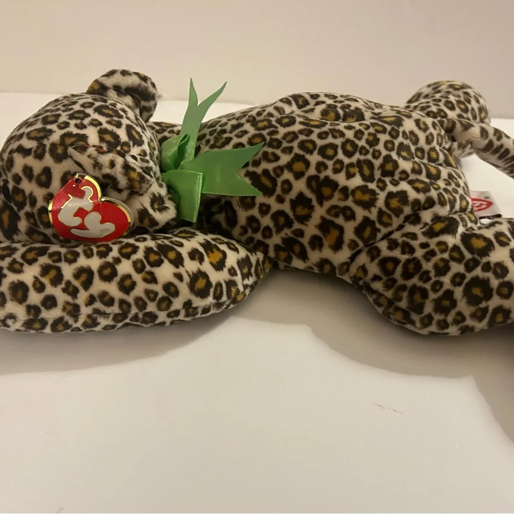TY PILLOW PALS - Woof (dog)1994 and  Speckles (tiger) 1996 - cozy sleep buddies